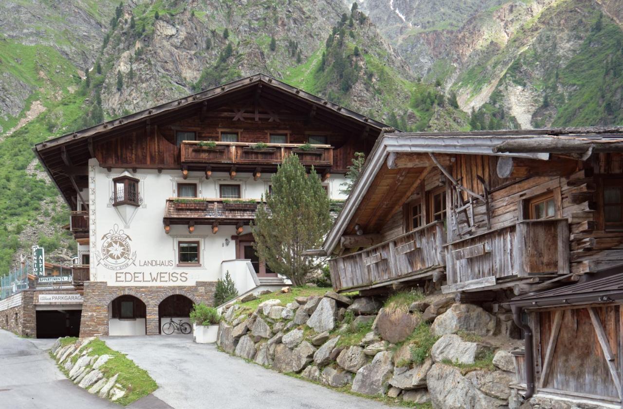 Landhaus Edelweiss Hotel Sankt Leonhard im Pitztal Exterior foto