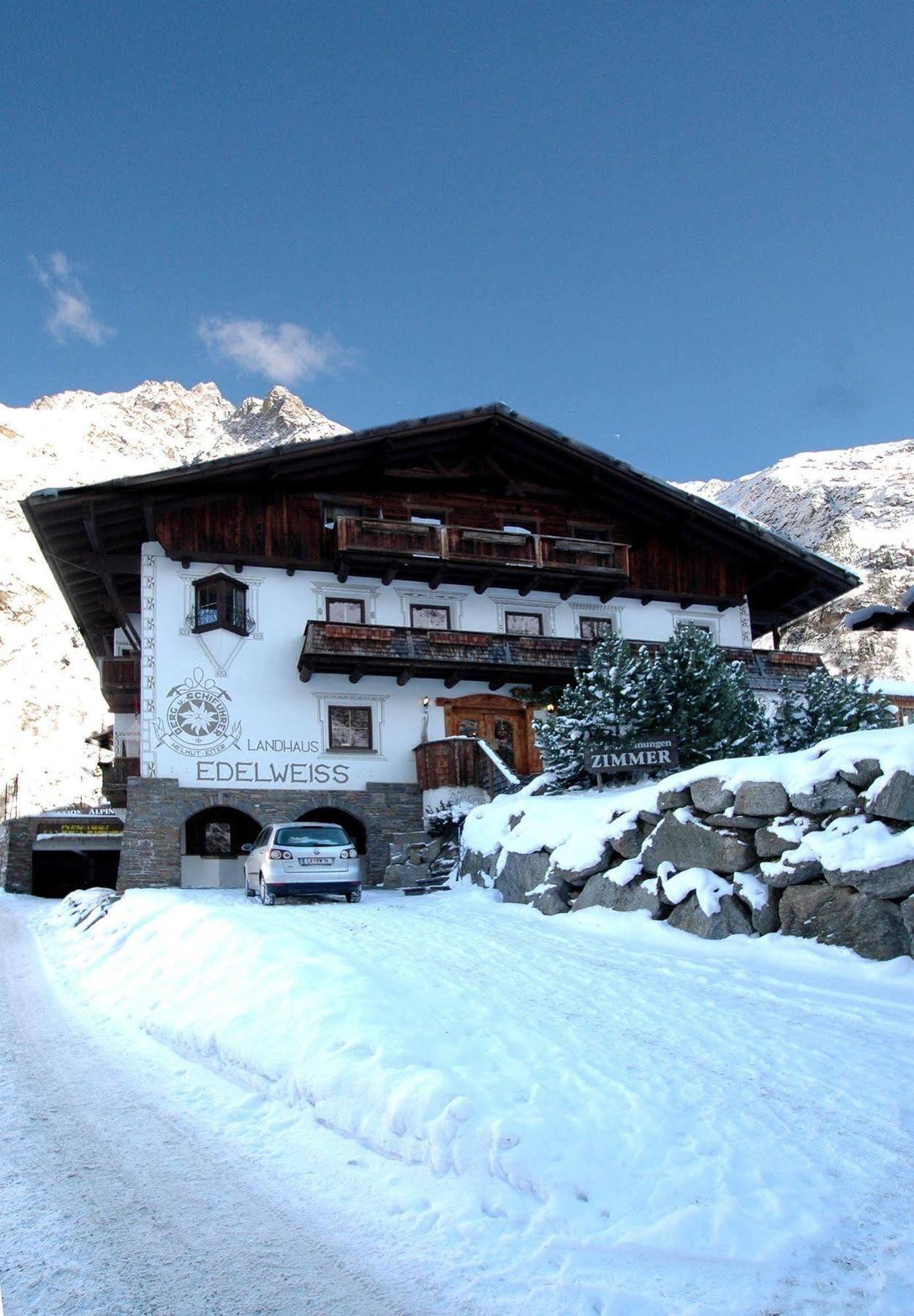 Landhaus Edelweiss Hotel Sankt Leonhard im Pitztal Exterior foto